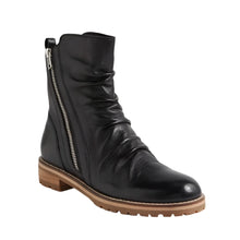 Load image into Gallery viewer, Ziera Madoc Black Side Zip Ankle Boot
