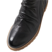 Load image into Gallery viewer, Ziera Madoc Black Side Zip Ankle Boot