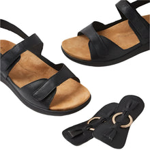 Load image into Gallery viewer, Ziera Brisa Xw Black-black Sole Leather