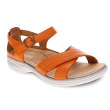 Load image into Gallery viewer, Revere Lucea Rustic Orange Womens Shoes Adjustable Sandal