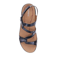 Load image into Gallery viewer, Revere Miami Slate Interest Medium Adjustable Sandal