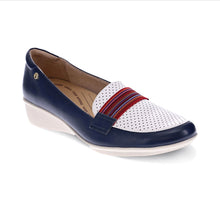 Load image into Gallery viewer, Revere Monte Carlo Blue French Slip On Shoe