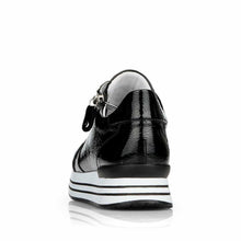 Load image into Gallery viewer, Remonte Ladies D1302-02 Black Lace Up Sneaker