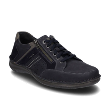Load image into Gallery viewer, Josef Seibel S23 Men Anvers 87 43687 Indigo Combi Side Zip Sneaker