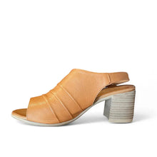 Load image into Gallery viewer, Cabello Edwina Tan Heeled Adjustable Sandal