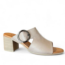 Load image into Gallery viewer, Cabello Eliska Taupe Heeled Slide