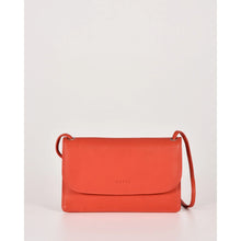 Load image into Gallery viewer, Gabee McKenzie RFID Leather Crossbody Wallet Coral