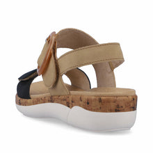Load image into Gallery viewer, Remonte R6853-60 Beige Combo Womens Shoes Adjustable Sandal