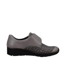 Load image into Gallery viewer, Rieker 537c0-42 Grey Slip On Shoe