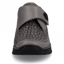 Load image into Gallery viewer, Rieker 537c0-42 Grey Slip On Shoe