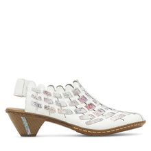 Load image into Gallery viewer, Rieker 46778-80 Weiss Heeled Adjustable Sandal