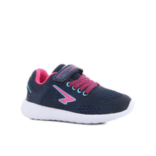 Load image into Gallery viewer, Sfida Vivid Girls Runner Navy/fuchsia/aqua V
