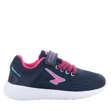 Load image into Gallery viewer, Sfida Vivid Girls Runner Navy/fuchsia/aqua V