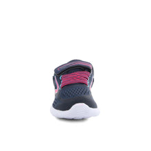 Load image into Gallery viewer, Sfida Vivid Girls Runner Navy/fuchsia/aqua V