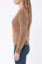 Load image into Gallery viewer, Jump Pointelle Pullover Toffee