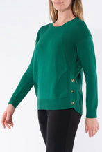 Load image into Gallery viewer, Jump Side Button Pullover Hunter