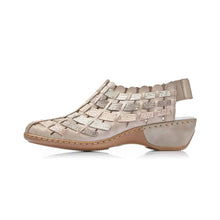Load image into Gallery viewer, Rieker 47156-43 Clay Beige Combi Womens Shoes Slip On Shoes