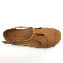 Load image into Gallery viewer, Pure Comfort Heath Tan Turkey Adjustable Sandal