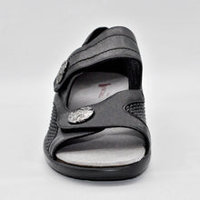 Load image into Gallery viewer, Pure Comfort Arwon Black Adjustable Sandal