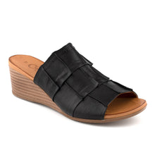 Load image into Gallery viewer, Cabello Alex 1273-90 Black Wedge Slide