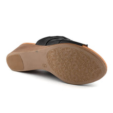 Load image into Gallery viewer, Cabello Alex 1273-90 Black Wedge Slide