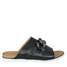 Load image into Gallery viewer, Cabello Cotton Black Slide