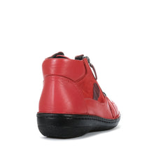 Load image into Gallery viewer, Cabello Dawn Red Size Zip High Top Sneaker