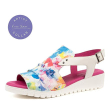 Load image into Gallery viewer, Django And Juliette Madis Sunset White Adjustable Sandal