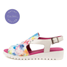Load image into Gallery viewer, Django And Juliette Madis Sunset White Adjustable Sandal