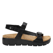 Load image into Gallery viewer, Alegria Henna Black Adjustable Sandal