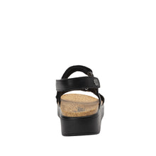 Load image into Gallery viewer, Alegria Henna Black Adjustable Sandal