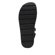 Load image into Gallery viewer, Alegria Henna Black Adjustable Sandal