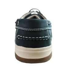 Load image into Gallery viewer, Slatters Shackle Navy Mens Shoesable Leather Shoes