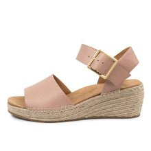 Load image into Gallery viewer, Ziera Kraig Xw Blush Adjustable Wedge Sandal