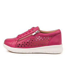 Load image into Gallery viewer, Ziera Shovo Xf Fuchsia Leather Slip On Shoe