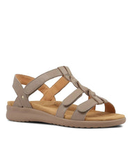 Load image into Gallery viewer, Ziera Bryant Xw Taupe-taupe Sole Adjustable Sandal
