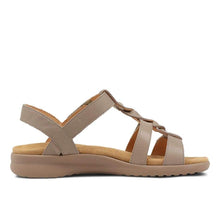 Load image into Gallery viewer, Ziera Bryant Xw Taupe-taupe Sole Adjustable Sandal