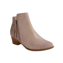 Load image into Gallery viewer, Ziera Vendas Xf-zr Smoke Natural Leather Ankle Boots Side Zip Ankle Boot