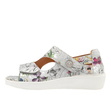 Load image into Gallery viewer, Ziera Matillda W White Fields Adjustable Leather Sandal