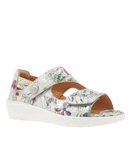 Load image into Gallery viewer, Ziera Matillda W White Fields Adjustable Leather Sandal