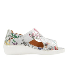 Load image into Gallery viewer, Ziera Matillda W White Fields Adjustable Leather Sandal