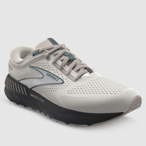 Brooks Beast Gts 23 Mens Shoes Max Support 2e Chateau Grey/white Sand/blue Width