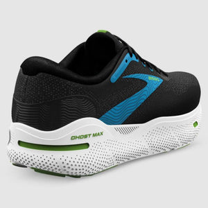 Brooks M Ghost Max 4e Black Atomic Blue Jasmine