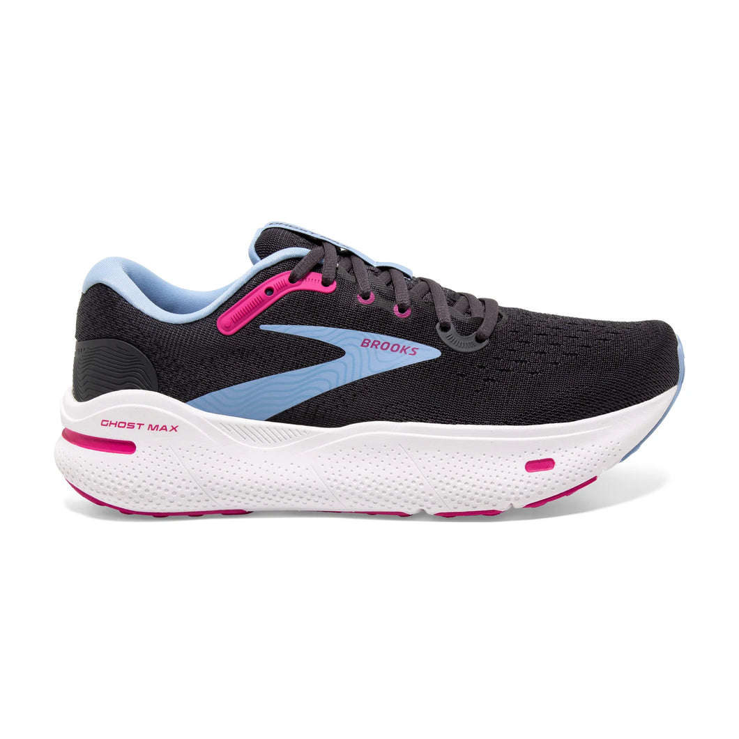 Brooks W Ghost Max 2e Ebony/ Open Air/ Lilac Rose