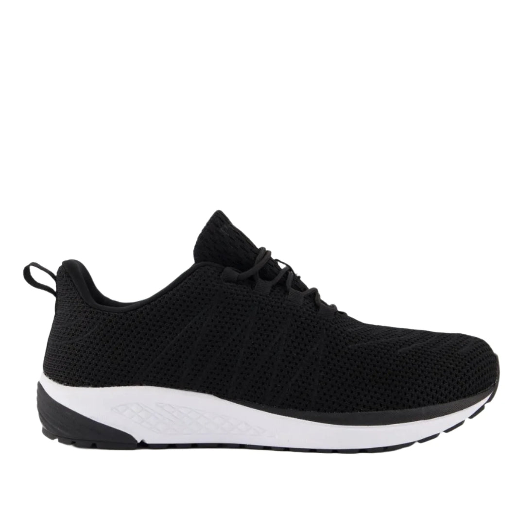 Propet Mens Shoes Tour Knit Black