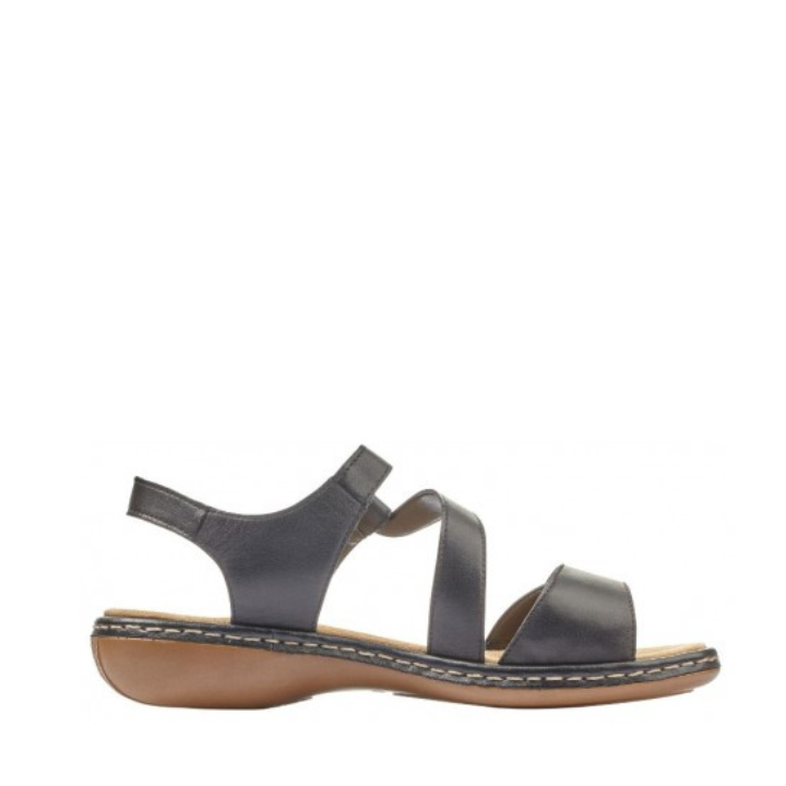 Rieker 659c7 00 Black Womens Shoes Sandals
