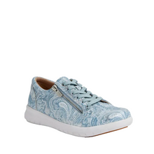 Load image into Gallery viewer, Ziera Solar Blue &amp; Silver Paisley