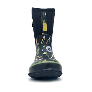 Clogees Mudboot Black Garden