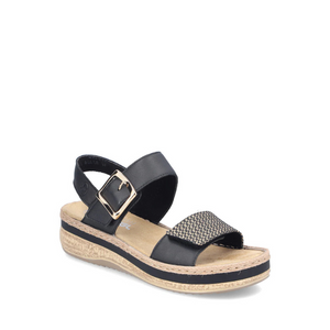 Rieker V0951-00 Schwarz-Natur