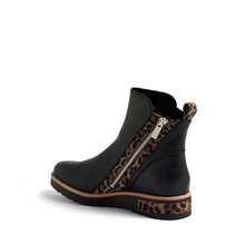 Load image into Gallery viewer, Django &amp; Juliette Rhain Black-Taupe Leopard
